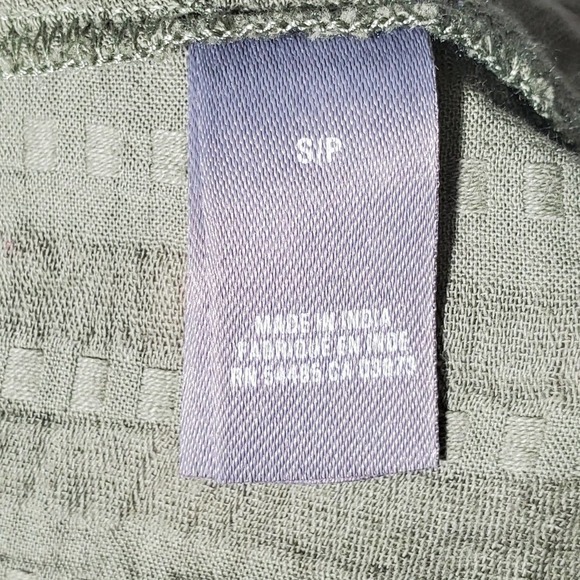 Aerie Cold Shoulder Short Sleeve Mini Dress Olive Green Size Small - Picture 10 of 11